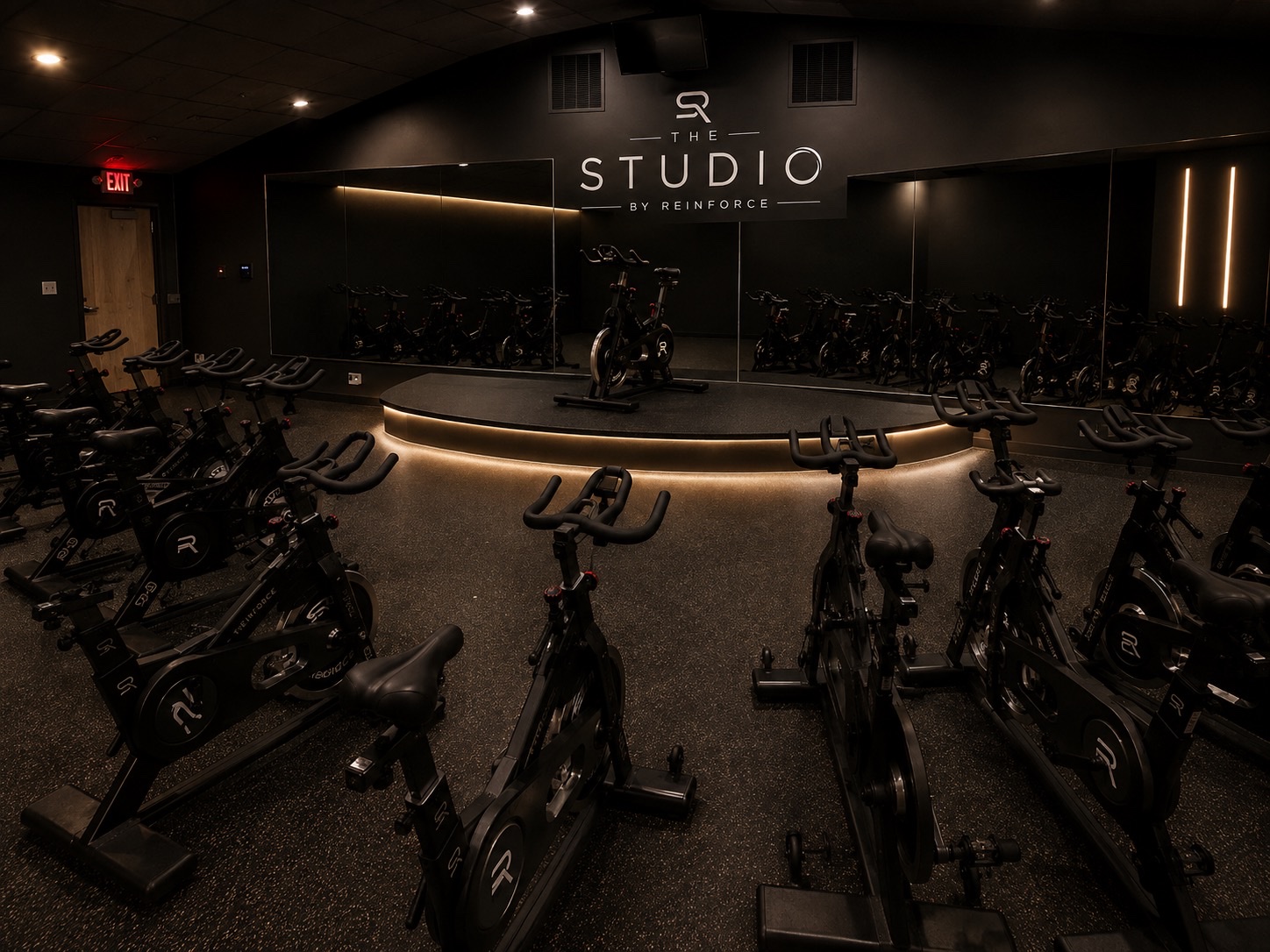 Concept rendering of the planned Studio by Reinforce spin room